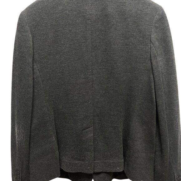 Talbots Gray Cotton Blend Soft Stretch Tailored Blazer - Picture 6 of 7